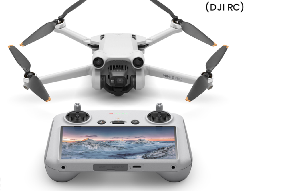 DJI Mini 3 Pro dronas su DJI RC išmaniuoju valdymo pultu